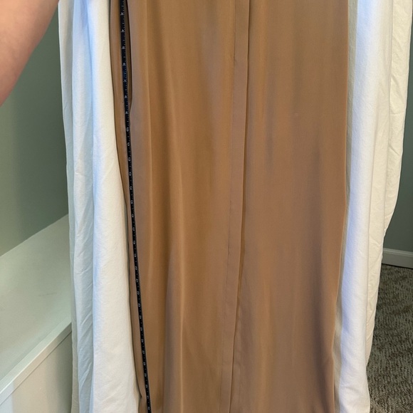 White House Black Market Tan Sleeveless Dress with pockets size 4 - Picture 10 of 11